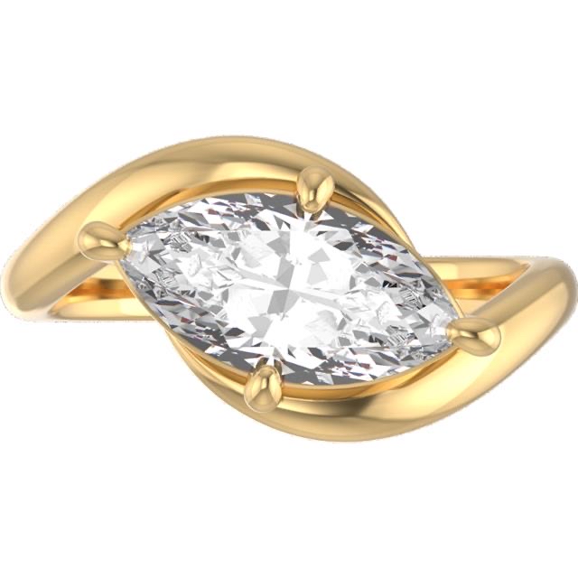 Marcus Thompson's custom engagement ring from Aura Vault