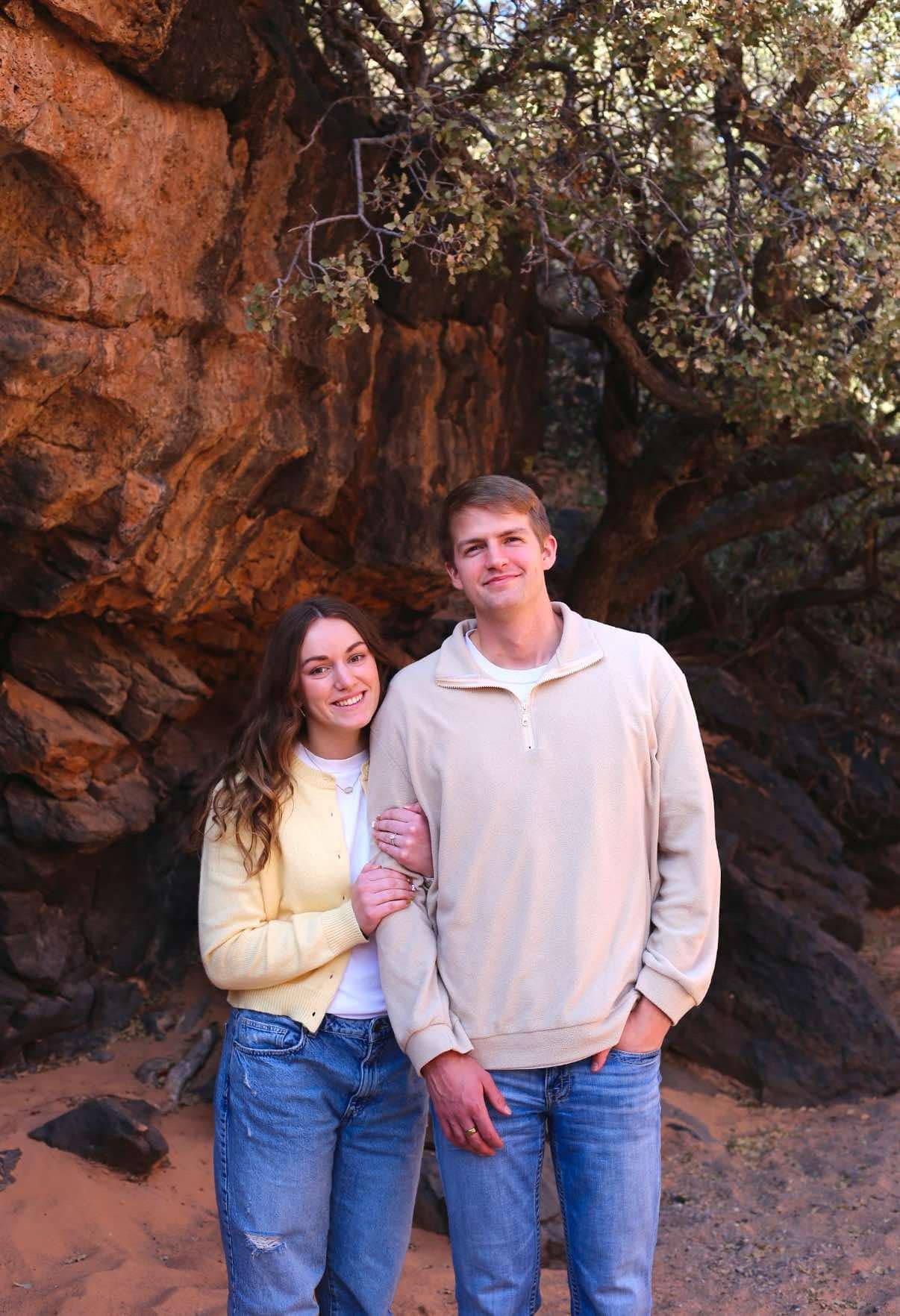 Wesley Graham's custom engagement ring from Aura Vault